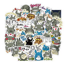 Load image into Gallery viewer, about:4cm waterproof 40pcs not repeated totoro series waterproof stickers

