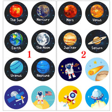 Load image into Gallery viewer, galaxy astronaut 3.8cm universe sticker (500 pcs/roll)
