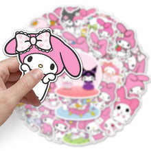 Load image into Gallery viewer, about:5.5-8.5cm(3.4&#39;&#39;) 50 pcs cartoon waterproof stickers

