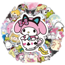 Load image into Gallery viewer, about:4-7cm(2.8&#39;&#39;) 50pcs cartoon cute waterproof stickers
