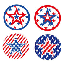 Load image into Gallery viewer, 3.8cm american usa fourth of july independence day stickers (500 pcs/roll)
