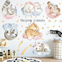 Load image into Gallery viewer, 60*90cm sleeping animal wall sticker
