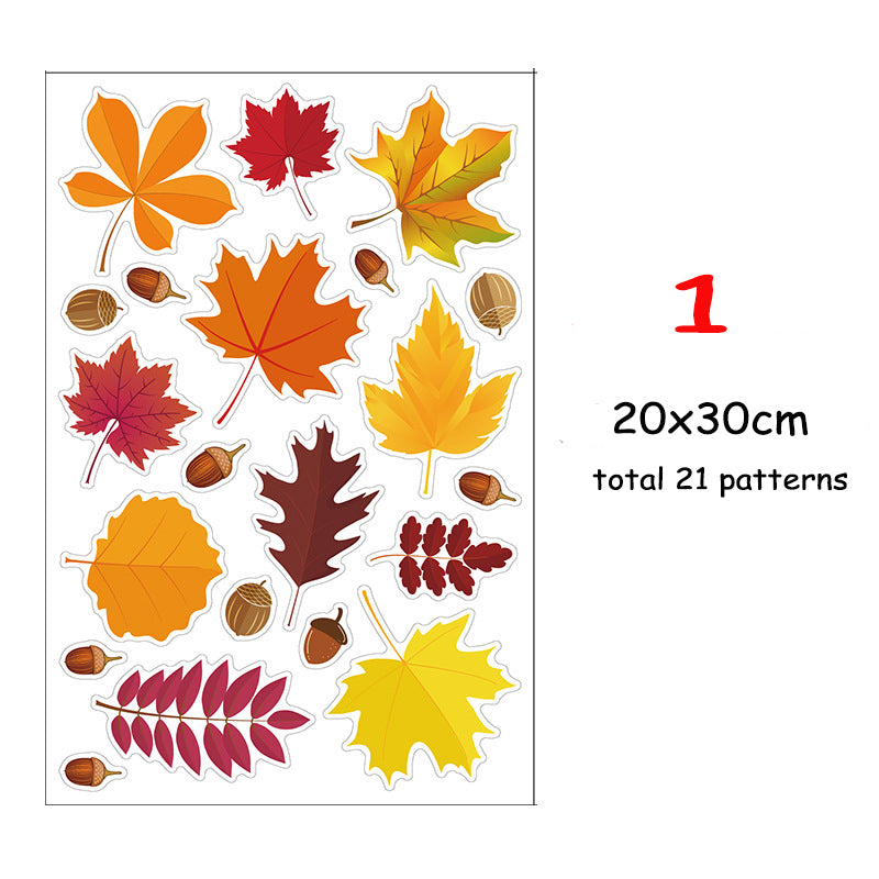 20*30cm(7.9*11.8'') Thanksgiving day wall sticker