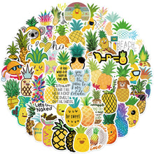 Load image into Gallery viewer, 50pcs cartoon pineapple stickers
