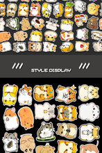 Load image into Gallery viewer, about:100*100mm 50 pcs cartoon waterproof stickers
