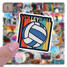 Load image into Gallery viewer, about:5-8cm(3.2&#39;&#39;) 100pcs not repeated volleyball sport series graffiti waterproof stickers
