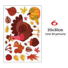 Load image into Gallery viewer, 20*30cm(7.9*11.8&#39;&#39;) Thanksgiving day wall sticker
