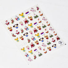 Load image into Gallery viewer, 13*8.3cm christmas series relief nail sticker
