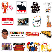 Load image into Gallery viewer, about 7cm-8cm 50pcs friends waterproof sticker
