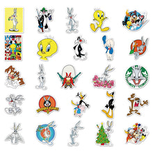 Load image into Gallery viewer, about:5.8-8.5cm50pcs not repeated bugs bunny series waterproof stickers
