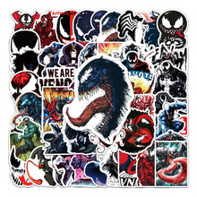 Load image into Gallery viewer, about:5.5-8.5cm waterproof 50pcs not repeated venom waterproof stickers
