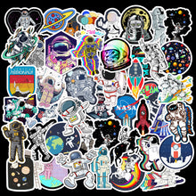 Load image into Gallery viewer, about:3-6cm(2.4&#39;&#39;) 50 pcs spaceman series waterproof stickers
