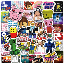 Load image into Gallery viewer, about:4-7cm(2.8&#39;&#39;) 50 pcs cartoon game waterproof sticker
