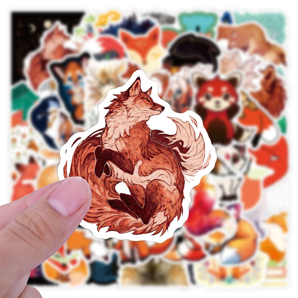 about:5-7cm 50pcs not repeated waterproof stickers