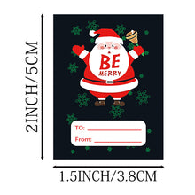 Load image into Gallery viewer, a sticker:3.8*5cm star starfish black series christmas series stickers (300 pcs/roll)
