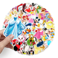 Load image into Gallery viewer, about:5.5-8.5cm 56pcs not repeated cartoon series waterproof stickers
