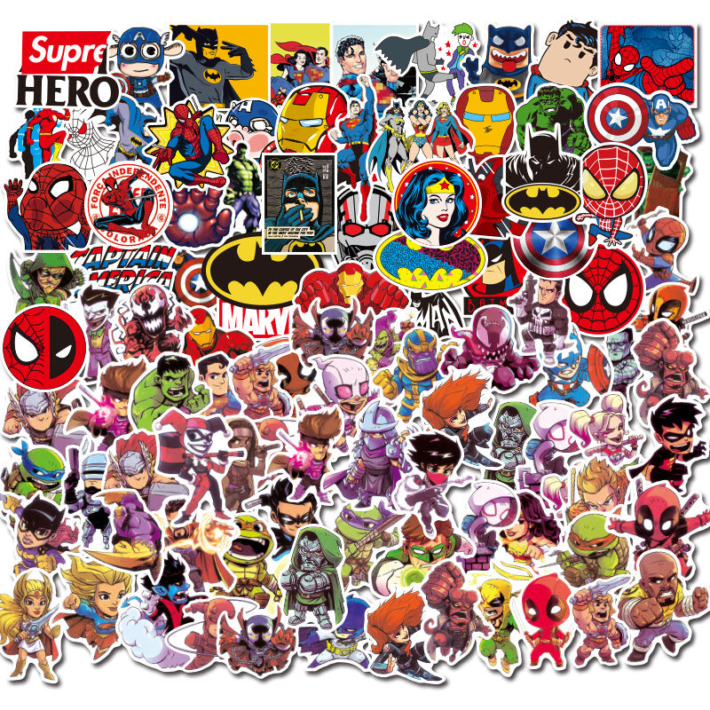 about:2-9cm cartoon waterproof stickers (100 pcs/pack)