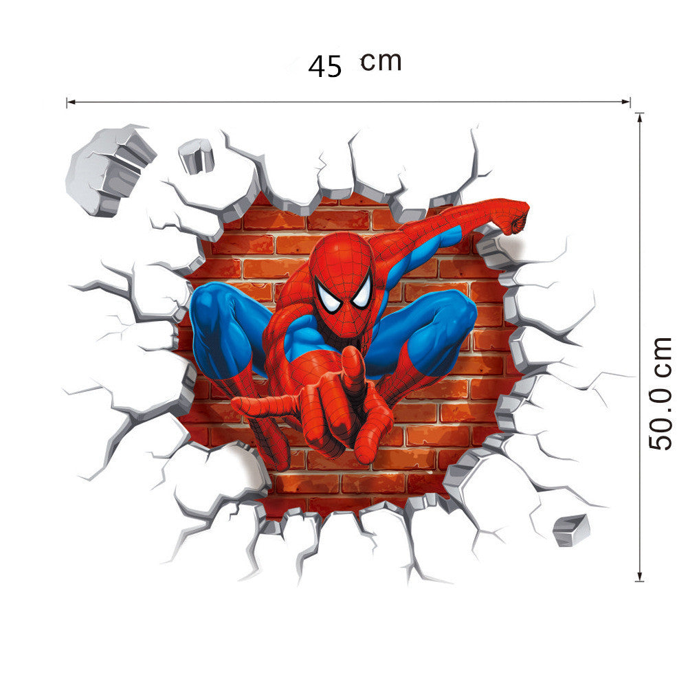 50*45cm wall poster spiderman wall sticker